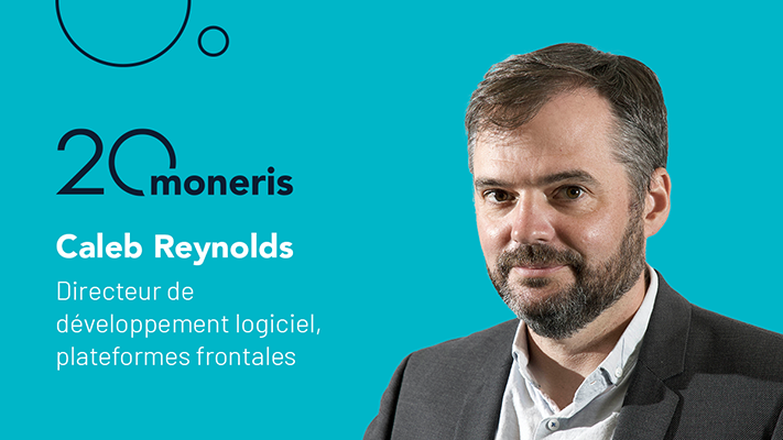 photo de Caleb Reynolds, Directeur de développement logiciel, plateformes frontales à Moneris