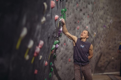 Rock climbing gym