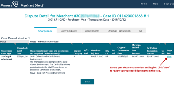 Chargeback image