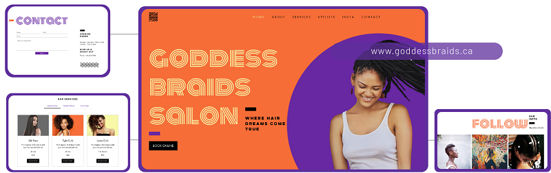 5 Colourful Website Templates for Hair Salons and Barbershops