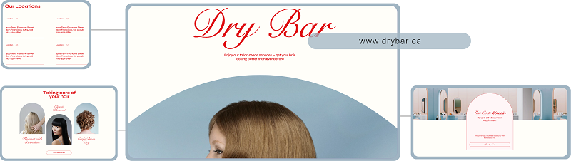 5 Colourful Website Templates for Hair Salons and Barbershops