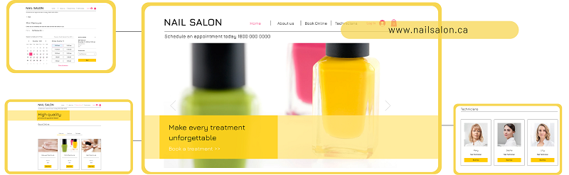 5 Fabulous Website Templates for Your Nail Salon