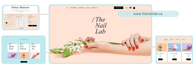5 Fabulous Website Templates for Your Nail Salon