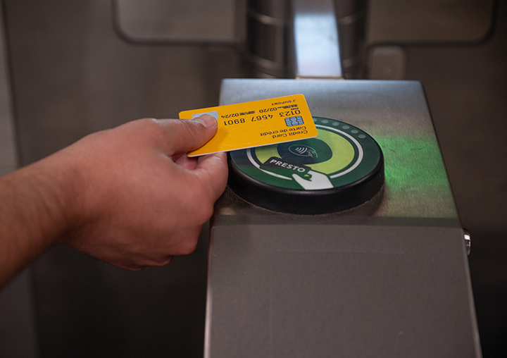 Riders in Toronto Can Now Tap Their Credit and Debit Cards to pay on the TTC