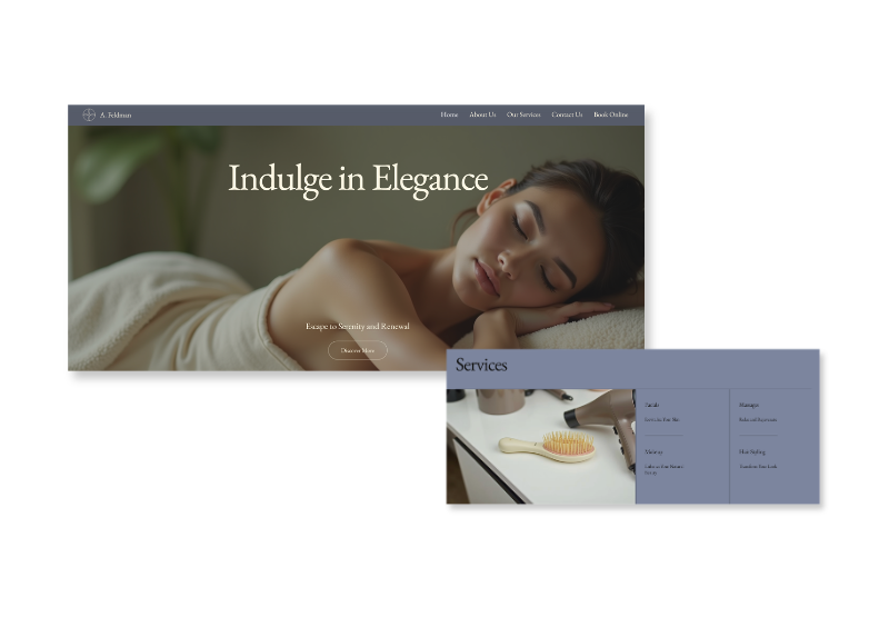 A. Feldman Wix Template