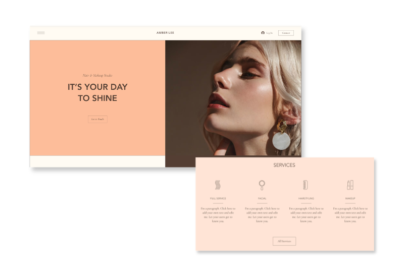 Amber Lee Wix Template