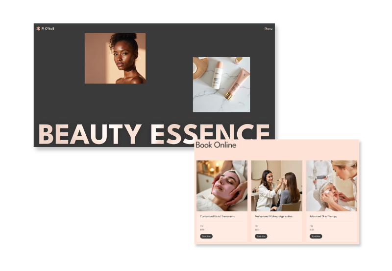 P.O'Niell Wix Template