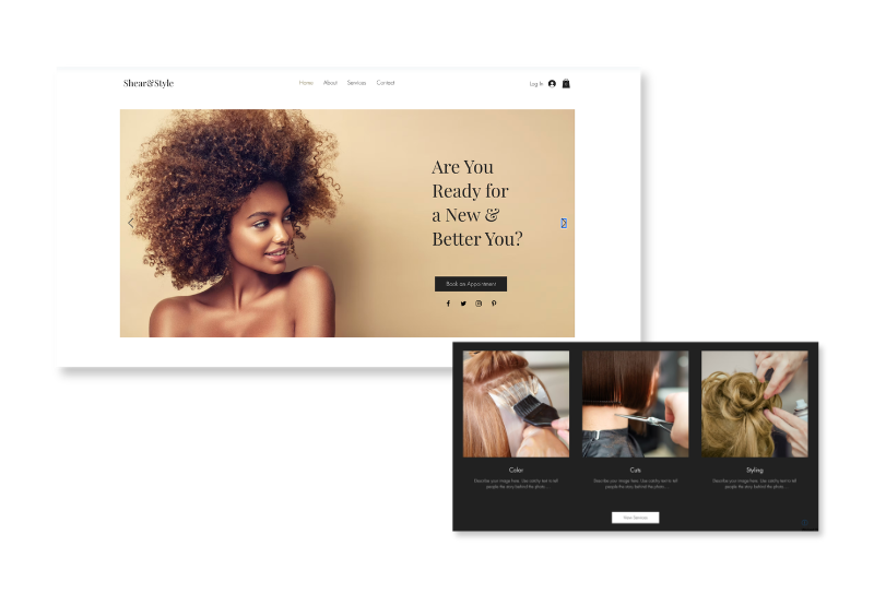 Wix Template Sheer and Style