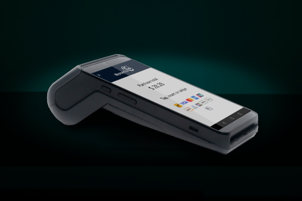 Moneris debit payment terminal for accepting in-store card payments.