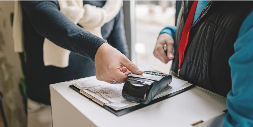 Tapping Card on Terminal