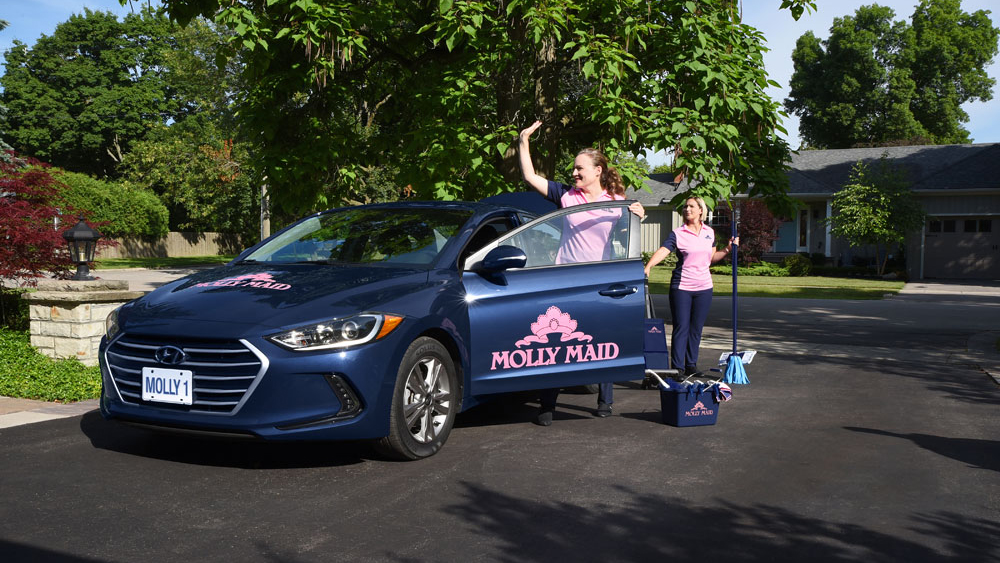 Molly Maid car