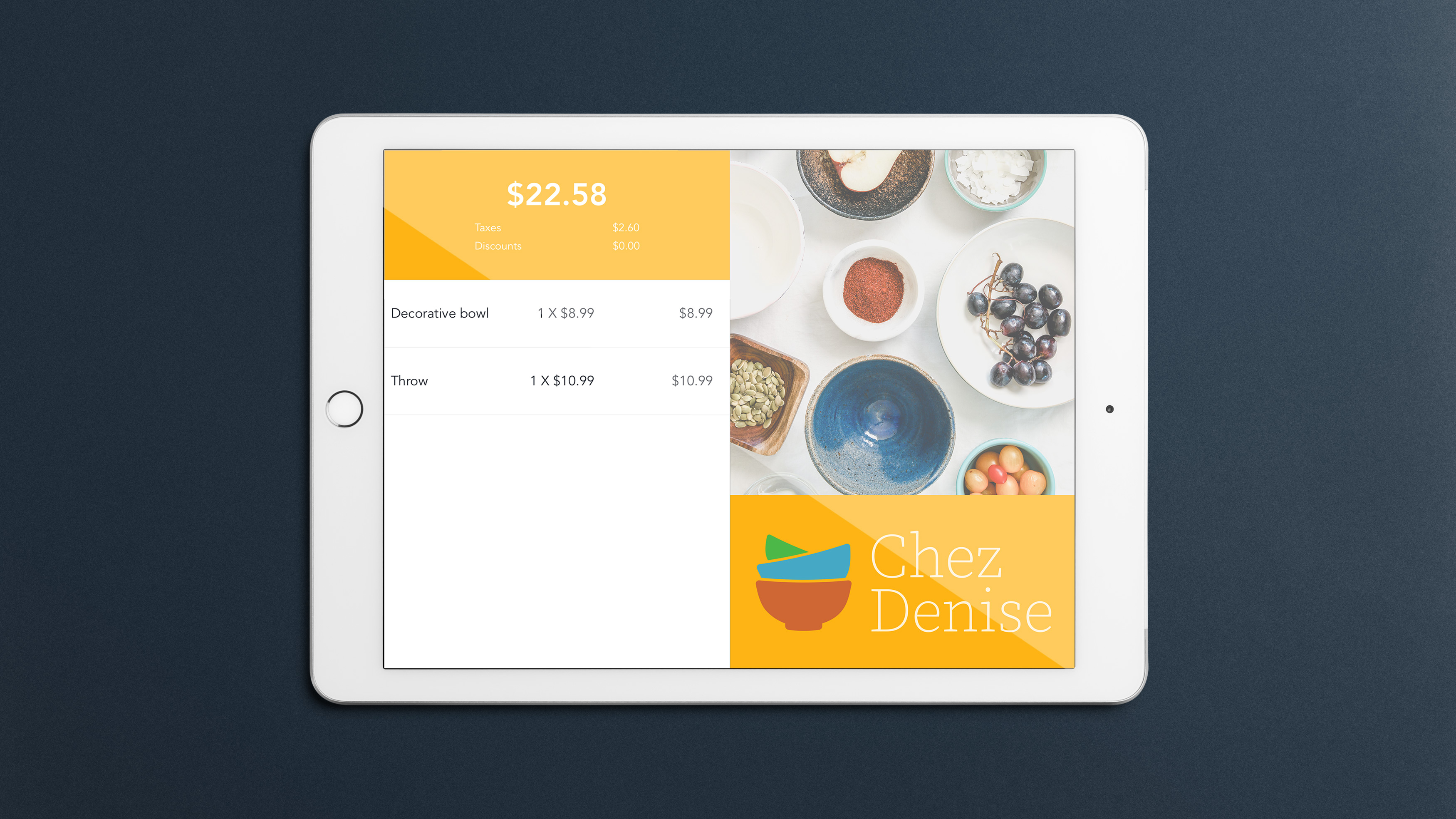 Ipad with POS solution