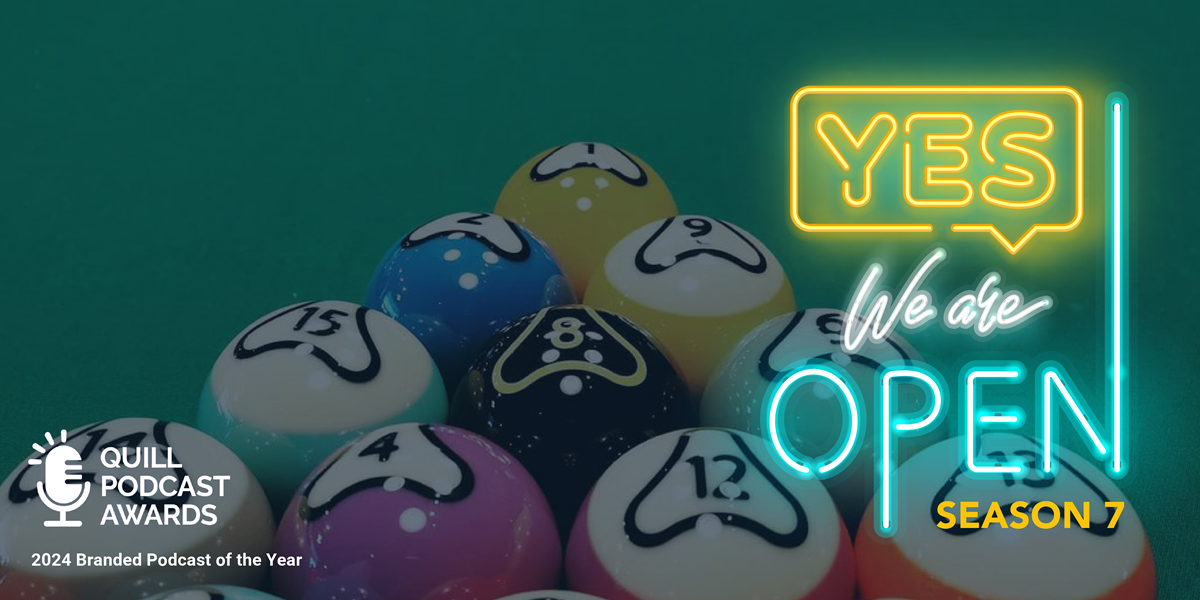 yes we are open podcast