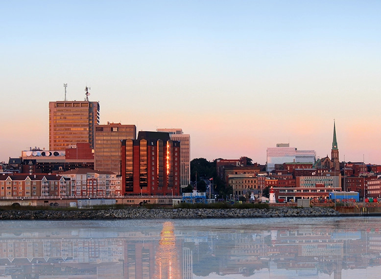 city view waterfront