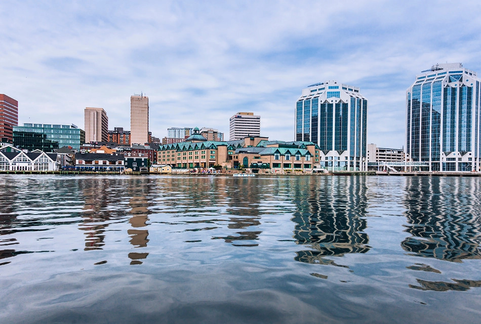 waterfront city view
