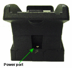 Power port on charging base