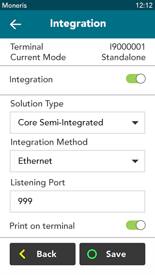 Integration method is Ethernet