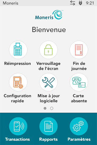 Menu prinicipal