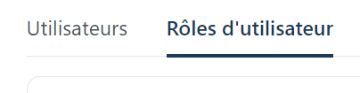 Rôles