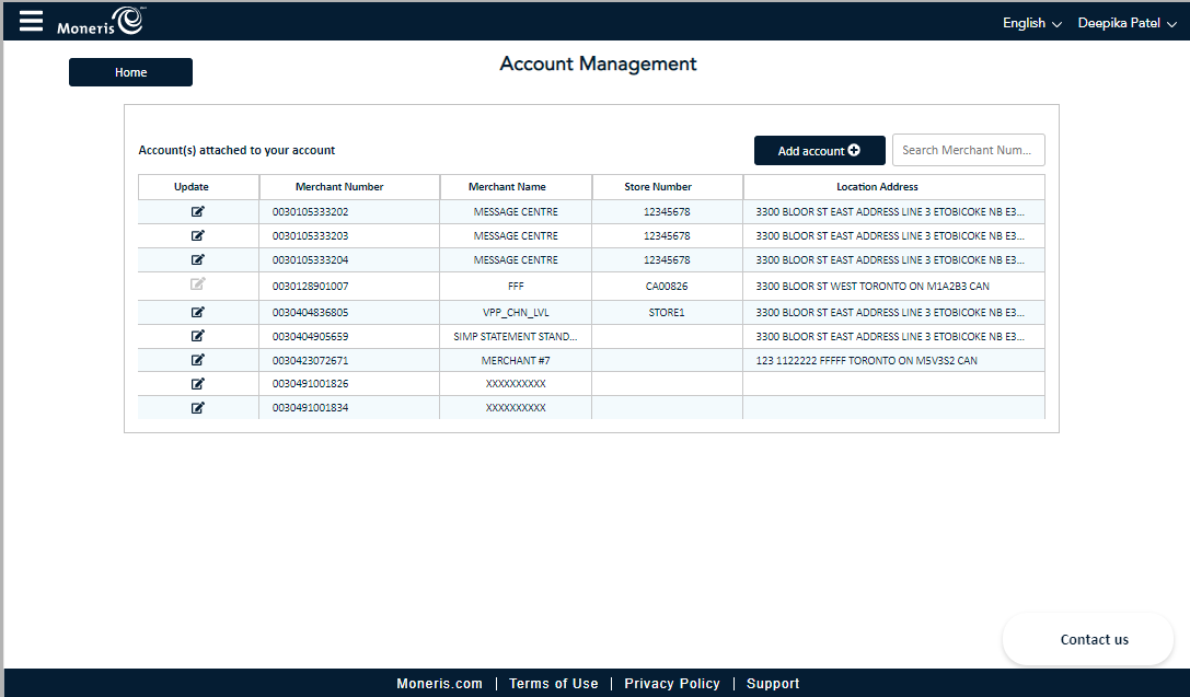 Managing Account Information