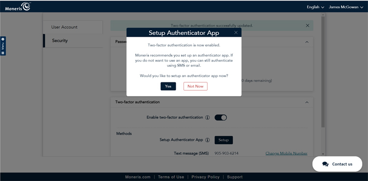 Update Your User Account