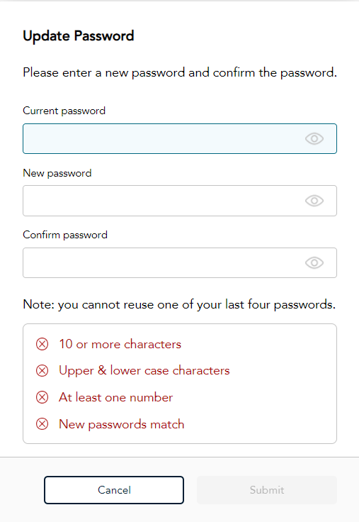 change pw