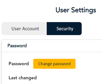 security tab