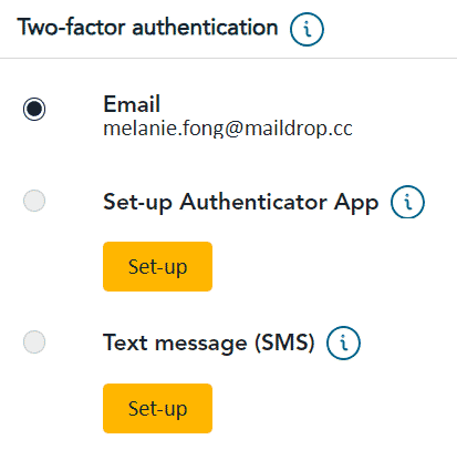 2FA methods