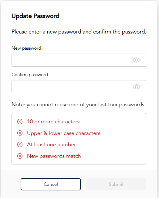 change pw