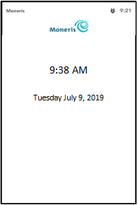 Idle screen